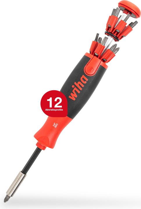 Immagine prodotto Wiha LiftUp 25 (Torx (TX), Fessura croce Phillipps (PH), Cacciavite a croce PZ, Porta, Esagono esterno)