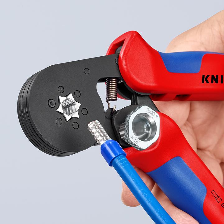 Image du produit Knipex Pince à sertir auto-réglable (180 mm)