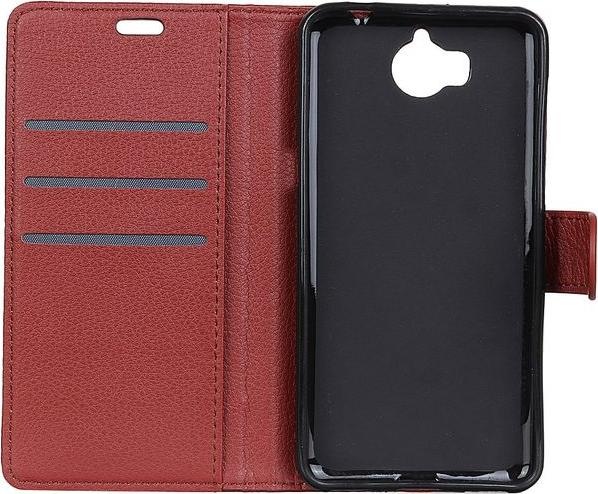 Produktbild MU Classic Leder Hülle mit Litchitextur (Huawei Y6 (2017), Huawei Y5 (2017))