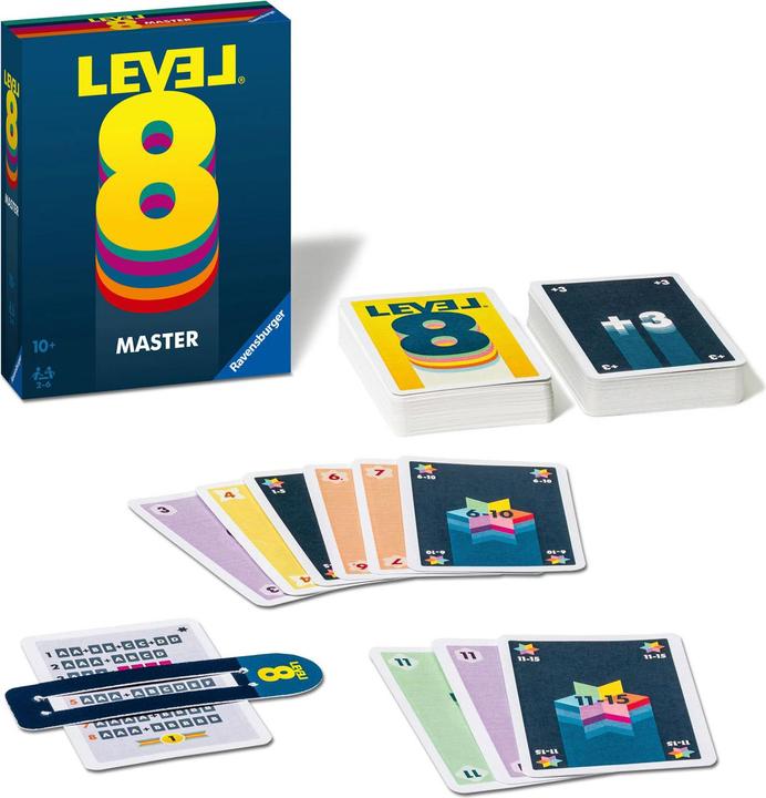 Image du produit Ravensburger Jeu de cartes de maître de niveau 8 (Allemand, Français, Néerlandais, Italien)