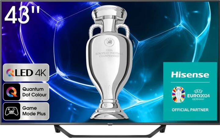 Actual product image Hisense TV 43A7KQ (43", A7K, QLED, UHD, 2023)