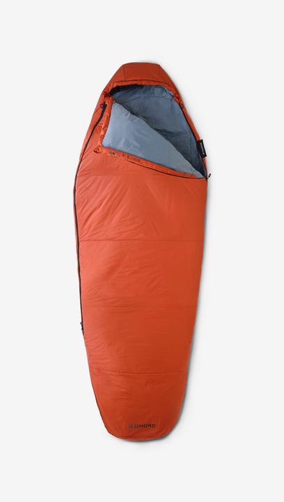 Produktbild Simond Mumienschlafsack koppelbar kompakt Trekking - MT500 10 °C Kunstfaser (180 cm)