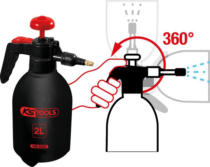 Actual product image KS Tools Pressure pump sprayer. 2 l (2 l)