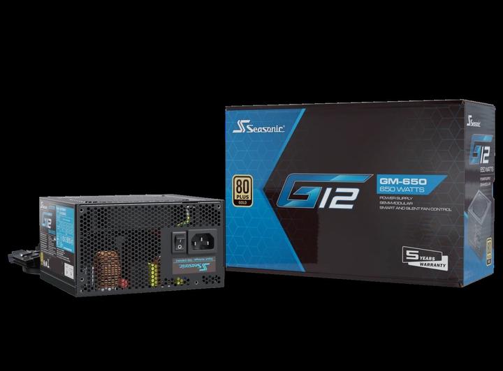 Image du produit Seasonic G12 GM-650 (650 W)