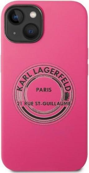 Produktbild Karl Lagerfeld KLHCP14SSRSGRCF iPhone 14 6.1 "hardcase pink / pink Silicone RSG (Apple iPhone 14)
