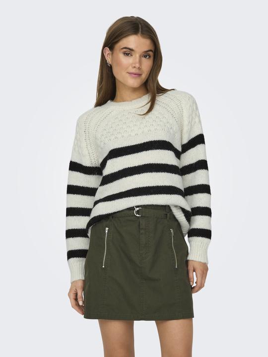 Produktbild Only ONLBILLIE LIFE LS STRIPE O-NECK EX KNT Strickpullover (XL)
