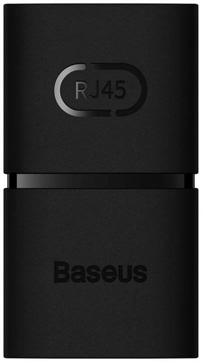 Actual product image Baseus AirJoy Series Ethernet cable connector RJ-45 2 pcs - black (RJ45)