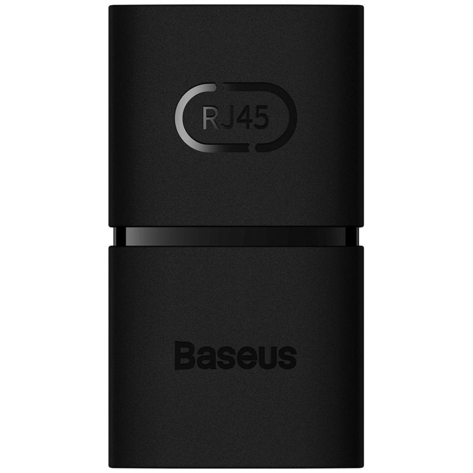 Thumbnail - Baseus AirJoy Series Ethernet cable connector RJ-45 2 pcs - black (UTP, CAT7, 100 m), Netzwerkkabel
