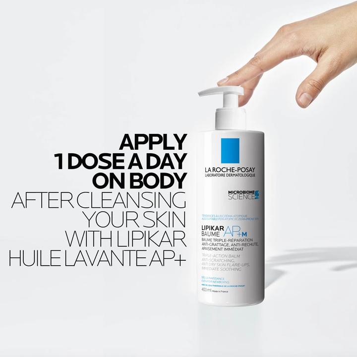 Produktbild La Roche Posay LIPIKAR Baume AP+M: Beruhigende Bodylotion für trockene und zu Neurodermitis neigende Haut (Körpercreme, 200 ml)
