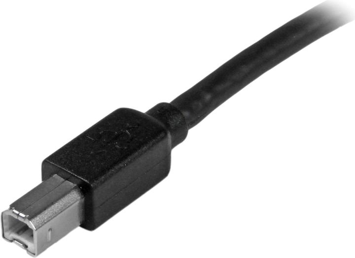 Actual product image StarTech 15m active USB 2.0 A to B cable - plug/plug - USB printer cable 1x USB A / 1x USB B - Black (15 m, USB 2.0)