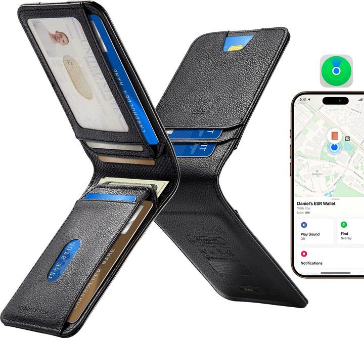 Actual product image ESR Classic Geo Card Holder Twillingt black