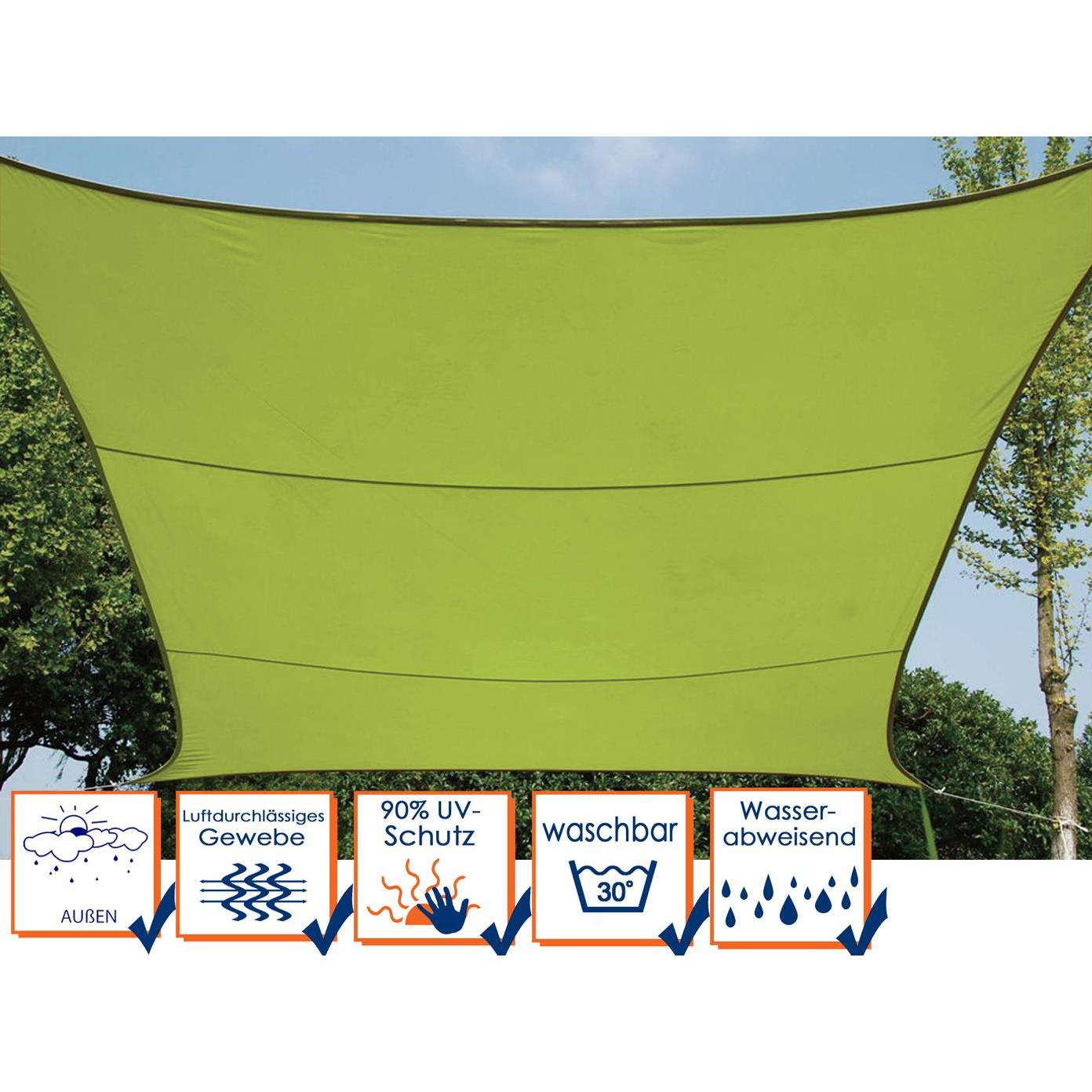 Thumbnail - Perel, Sonnensegel, Sonnensegel (500 x 500 cm)