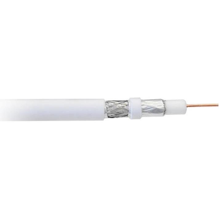 Thumbnail - Libox Kabel koncentryczny PCC80 100m Koaxialkabel RG-6/U Weiss (Antennenkabel), Antennenkabel