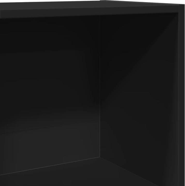 Actual product image VidaXL Bücherregal Standregal Büroregal Aktenregal Aufbewahrungsregal Schwarz (60 x 30 x 114 cm)