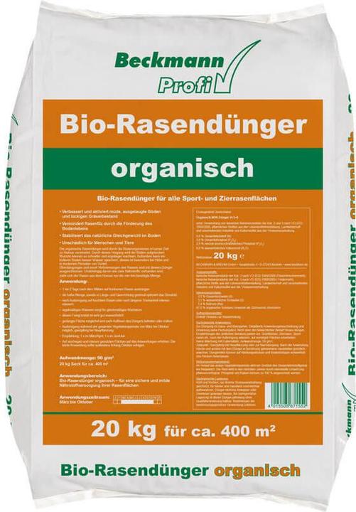 Produktbild Beckmann Bio-Rasendünger (20 kg)