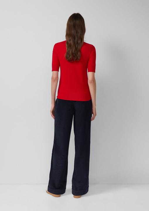 Produktbild s.Oliver Strickpullover Kurzärmeliger Strickpullover aus Viskosemix (38)