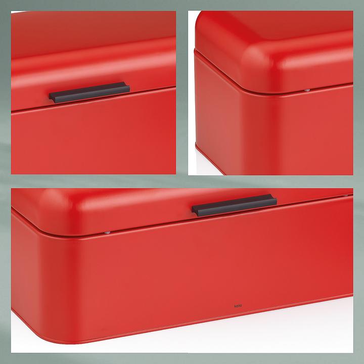 Actual product image Kela Bread box Frisca carmin red