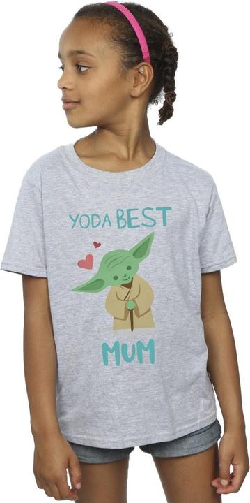 Produktbild Star Wars Yoda Best Mum TShirt Mädchen (116)