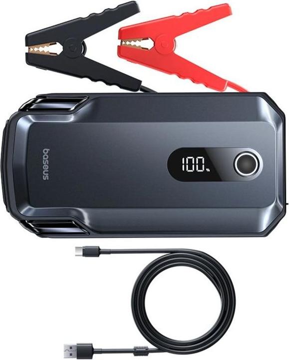 Immagine prodotto Baseus - Car Jump Starter Super Energy Max (C0120500) - 20000mAh, 12V - Cosmic Black (8000 A, 20000 mAh)