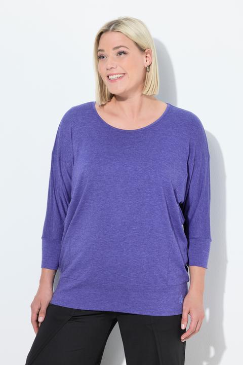 Immagine prodotto Ulla Popken Maglia funzionale dal taglio oversize con scollo a barca e maniche a 3/4 (42, 44)