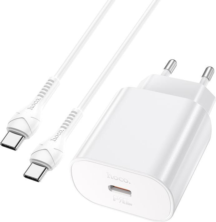 Image du produit Hoco Chargeur avec câble de type C (25 W, 1 portion)