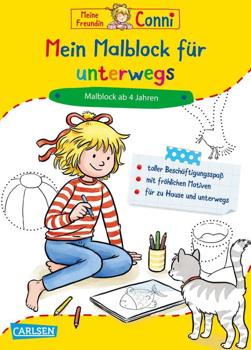 Productafbeelding Conni Gelbe Reihe (Beschäftigungsbuch): Mein kunterbunter Mitmach-Koffer für unterwegs (Buch-Set