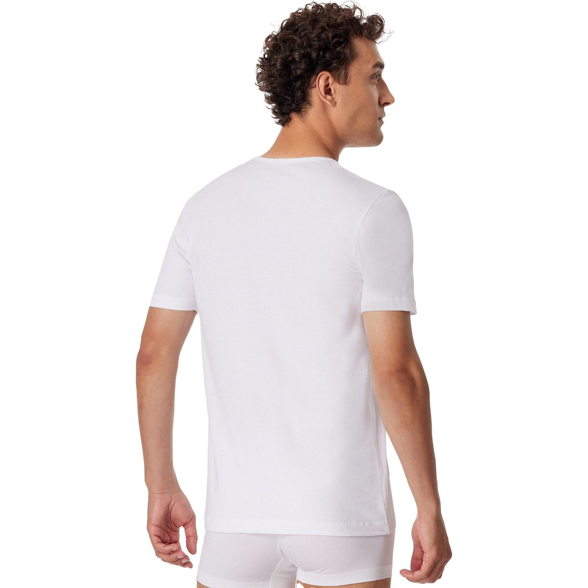 Thumbnail - Schiesser, Herren, Shirt, T-Shirt Casual Bequem sitzend 2PACK T-shirt, Weiss, (S)