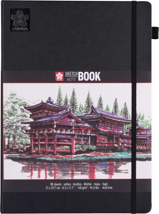 Sakura Sketch Notebook A4 White Portrait (21 x 29.7 cm, No binding)