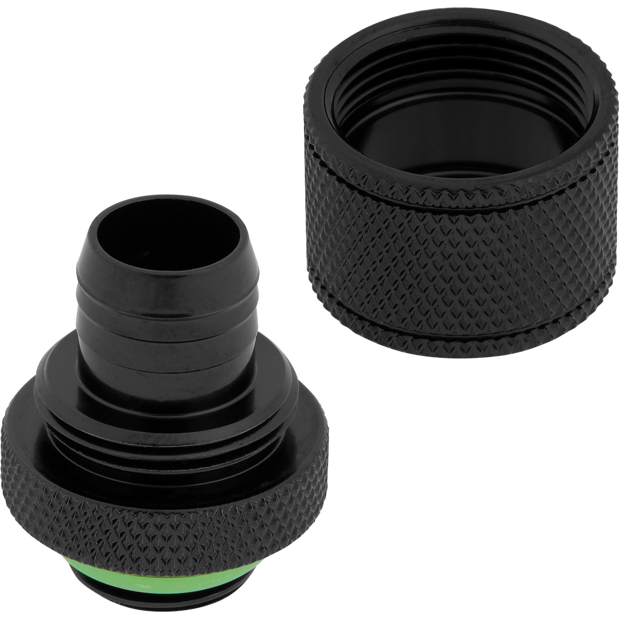 Thumbnail - Corsair Hydro X Series Fitting XF Softline 4-pack, Wasserkühlung Anschluss, Schwarz