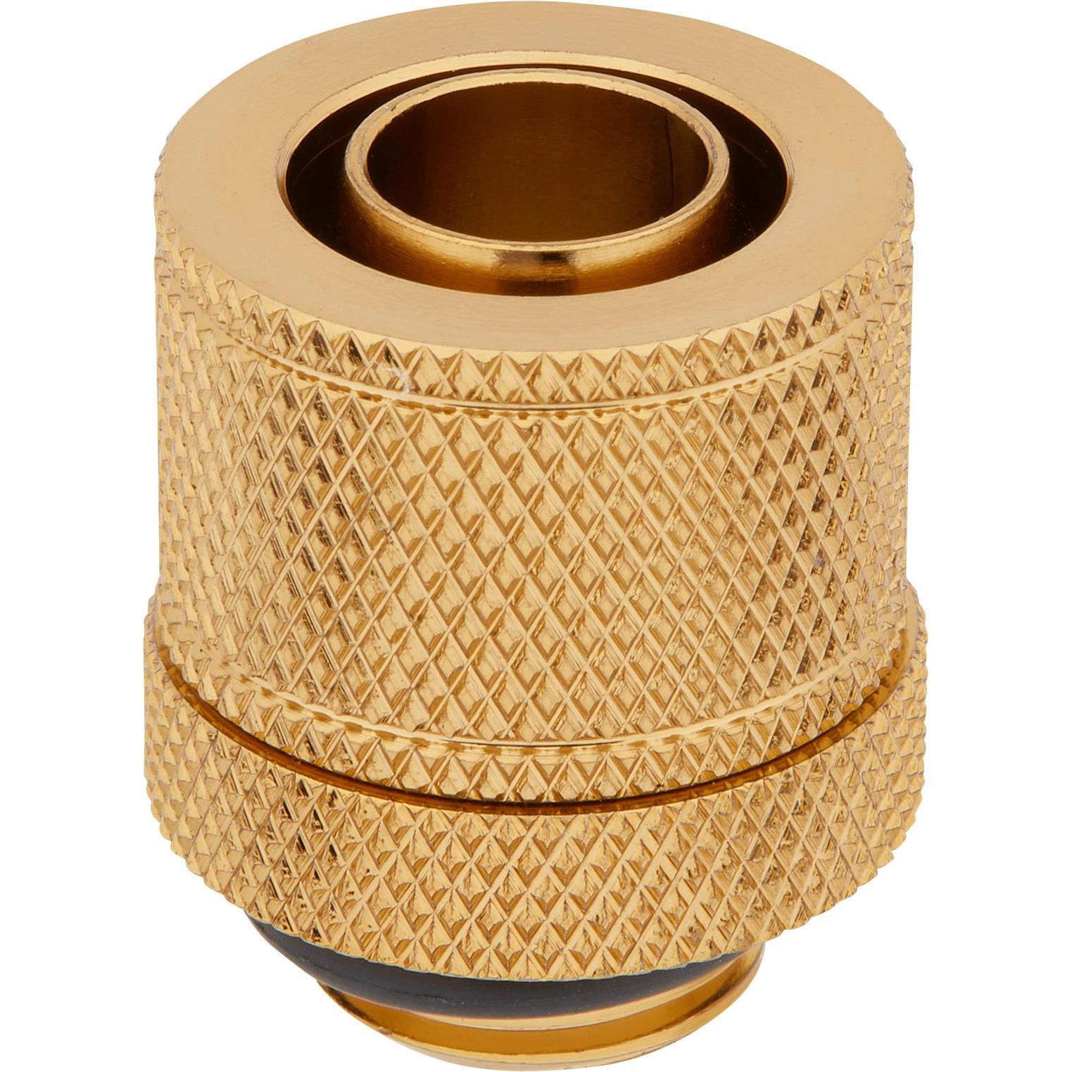 Corsair Hydro X Series Fitting XF Softline 4-pack, Wasserkühlung Anschluss, Gold