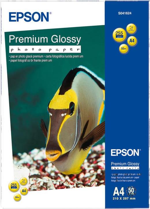 Actual product image Epson Premium Glossy (255 g/m², A4, 50 x)