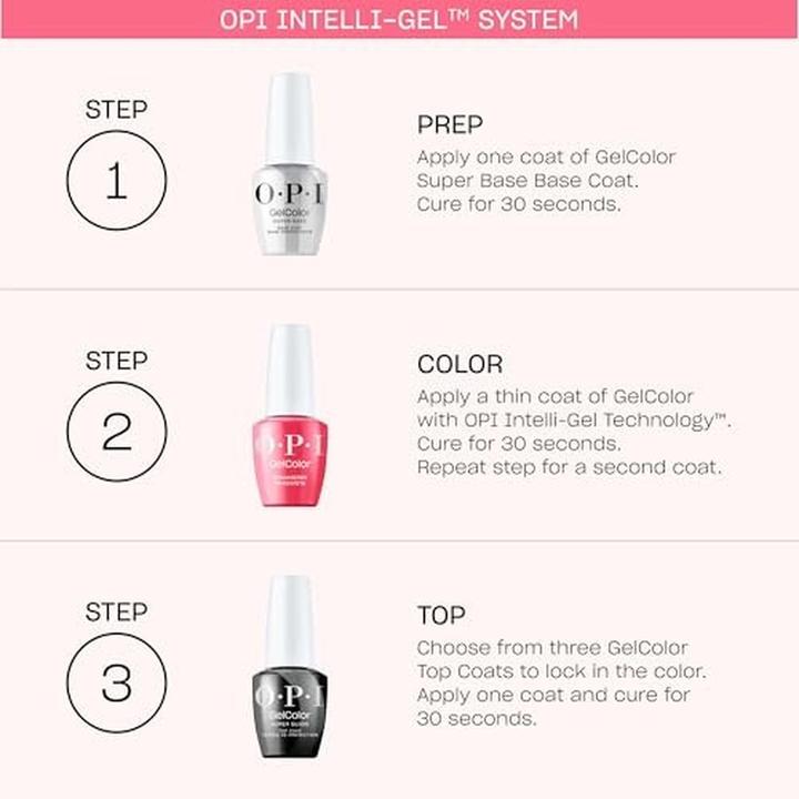 Produktbild OPI GelColor Totally Red-Ical Opaque Bright Warm Red Orange Creme UV Cure Gel (Totally Red-Ical, UV-Gel Lack)