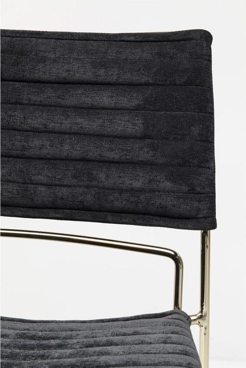 Image du produit Kare Design Chaise Hugo noir/doré