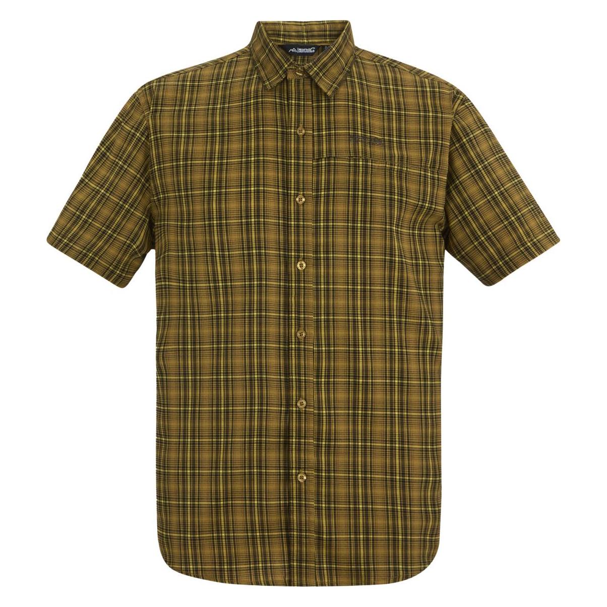 Regatta, Herren, Hemden, Begarno, Braun, Grün, (Xl)