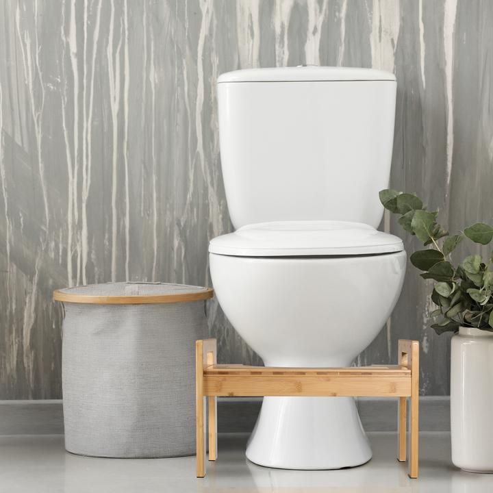 Actual product image Relaxdays Toilet stool