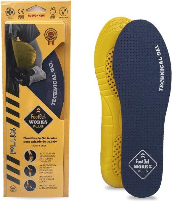 Produktbild Footgel Einlegesohlen Works Plus, Grösse 43-47