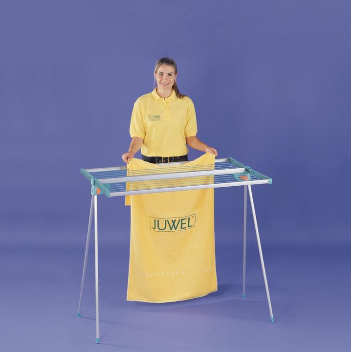 Produktbild Juwel Wäschetrockner Alu Twist 140, Wäscheständer kompakt, Wäscheleine 13,7 m (1.04 m)