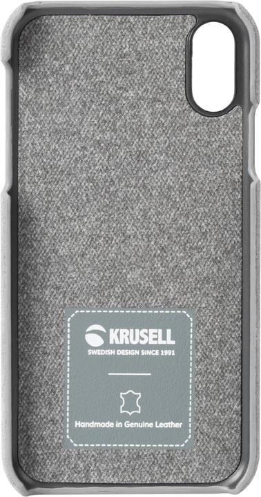 Actual product image Krusell Broby Cover Apple XS Max grey (Apple iPhone XS Max)
