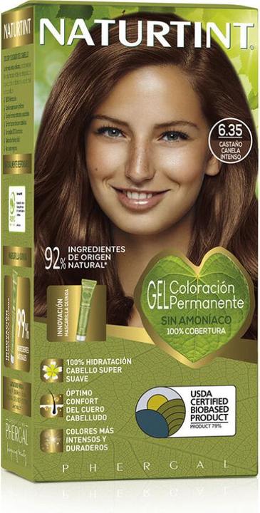 Actual product image Naturtint Ink Pelo Natural Ink 6,35n Casta?o Canela Intenso (6.35 Intense cinnamon brown)