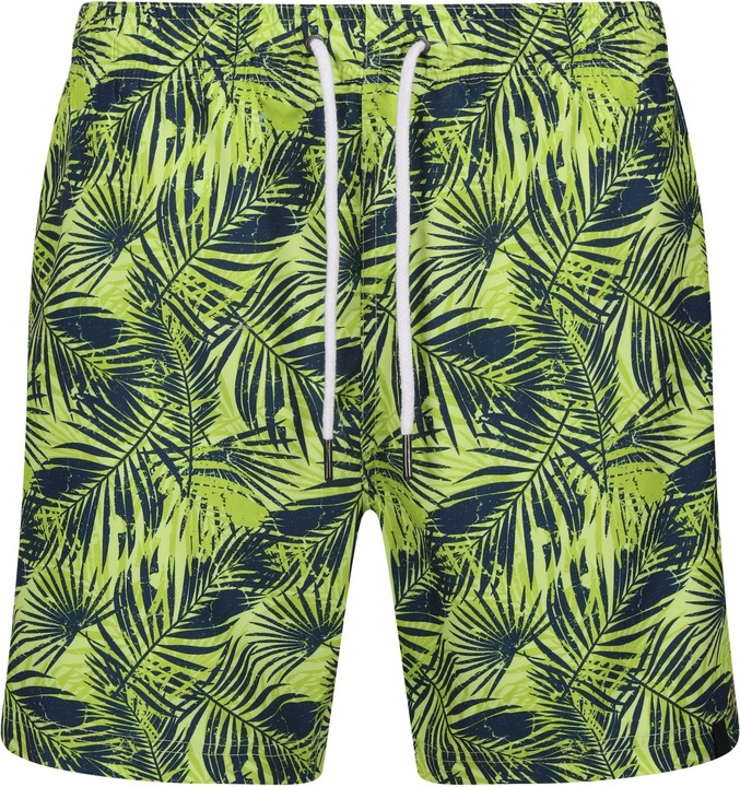 Actual product image Regatta Mens Loras Palm Print Swim Shorts (XL)