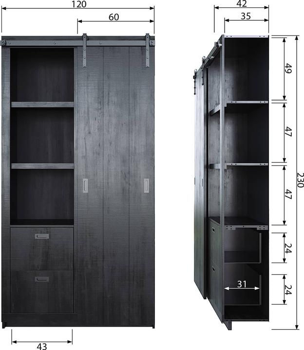 Actual product image Vtwonen Slide Barn (230 x 122 x 37 cm)