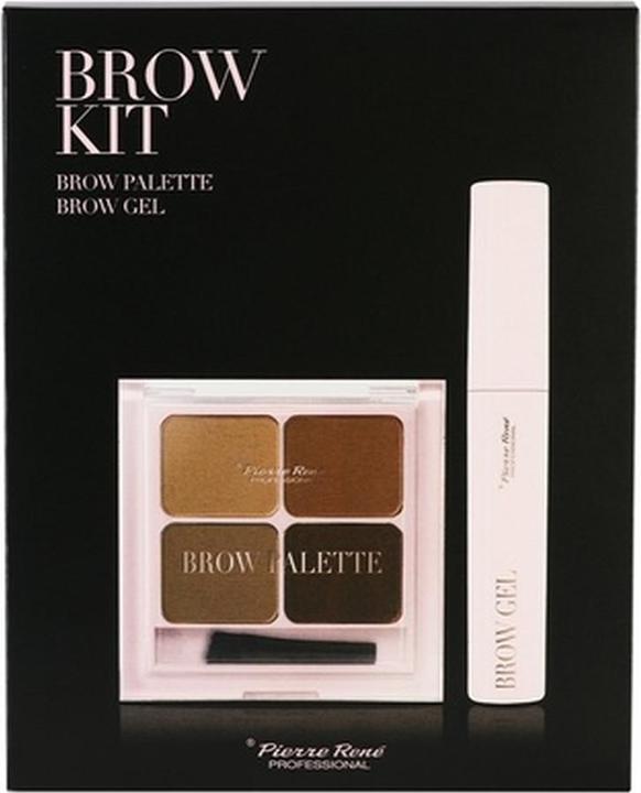 Pierre Rene Professional Pierre Reneset Augenbrauen Makeup Palette - 72g Clear Gel 10ml