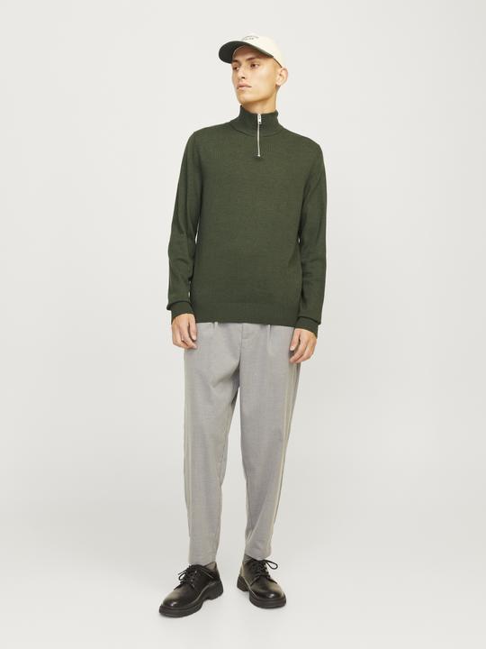 Produktbild Jack & Jones Einfarbig Strickpullover mit Halber Reissverschluss Strickpullover mit Halber Reissverschluss (S)