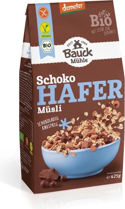 Actual product image Bauckhof Organic chocolate oat muesli (440 g)