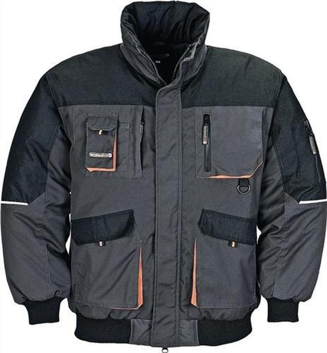 Terratrend Pilot Jacket Size XXL dark grey/black/orange (XXL)