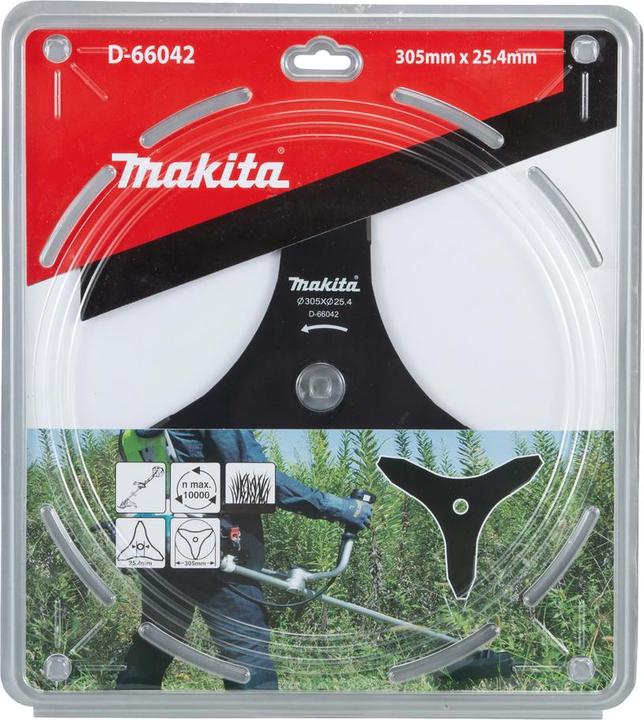 Image du produit Makita Couteau à taillis 305x25,4mm (Herbicide, Lawn mower blades + replacement blades garden machinery)
