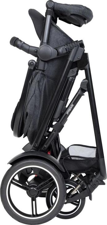 Actual product image Phil & Teds Voyager V6 Sibling Stroller with Carrycot