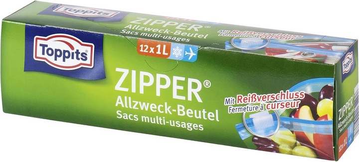 Actual product image Toppits Zipper (12 x)
