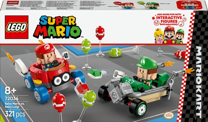 Actual product image LEGO Mario Kart - Baby Mario vs. Baby Luigi (72034, LEGO Super Mario)