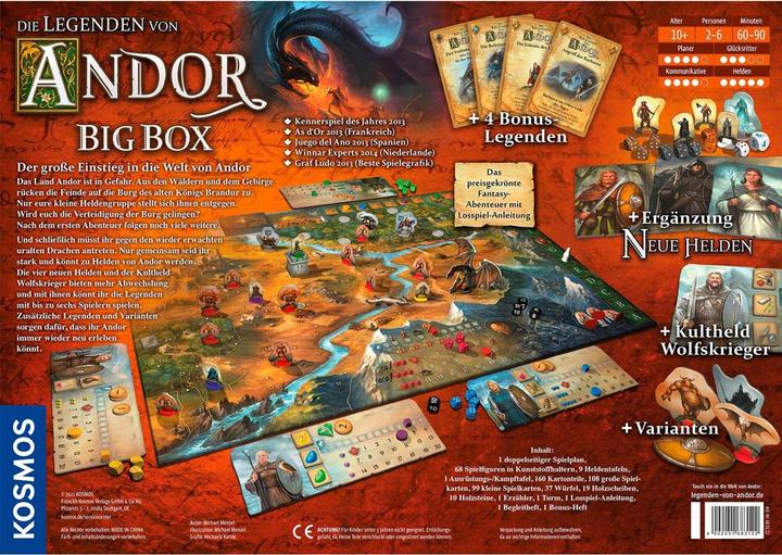 Produktbild Kosmos Die Legenden von Andor - Big Box (Deutsch)
